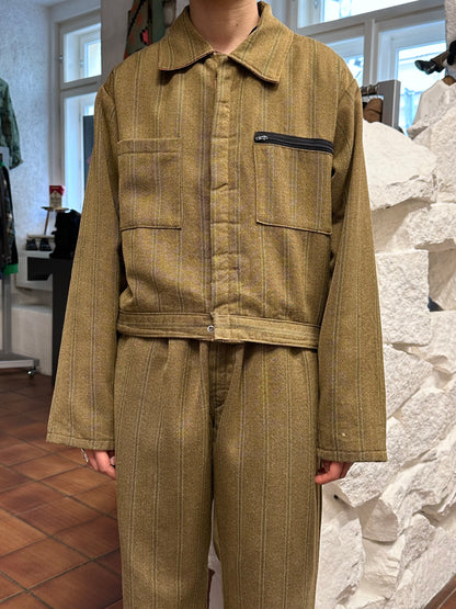 70s French work jumpsuit remake separate