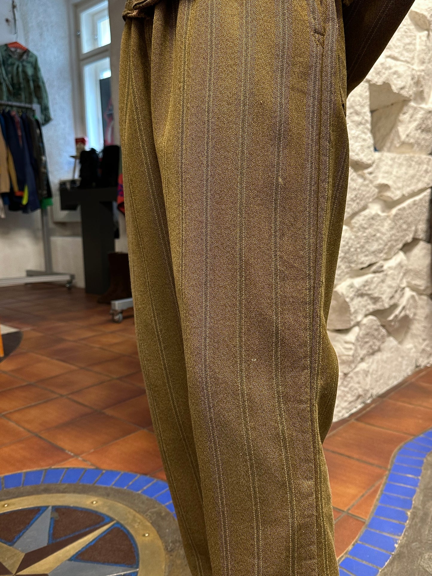 70s French work jumpsuit remake separate