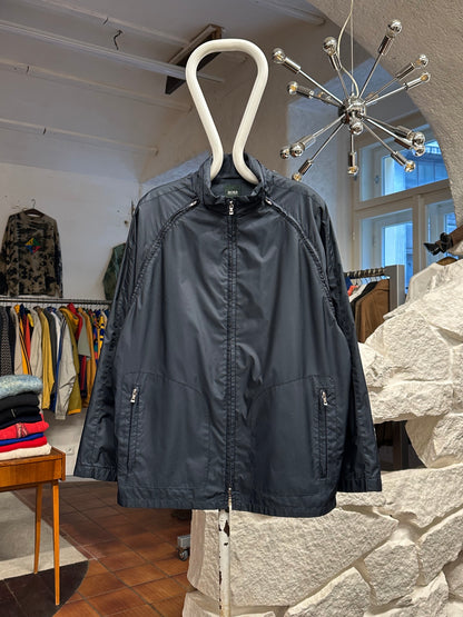 Hugo Boss Golf Vintage ヴィンテージ Y2k 2000's 2000年代 Toto Praha Prague Vintage clothing store 古着屋 古着 ユーロ古着 ヨーロッパ古着 プラハ テック modern モダン Nylon Jacket ナイロン 