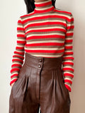 striped turtle knit