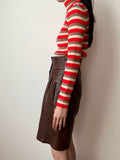 striped turtle knit