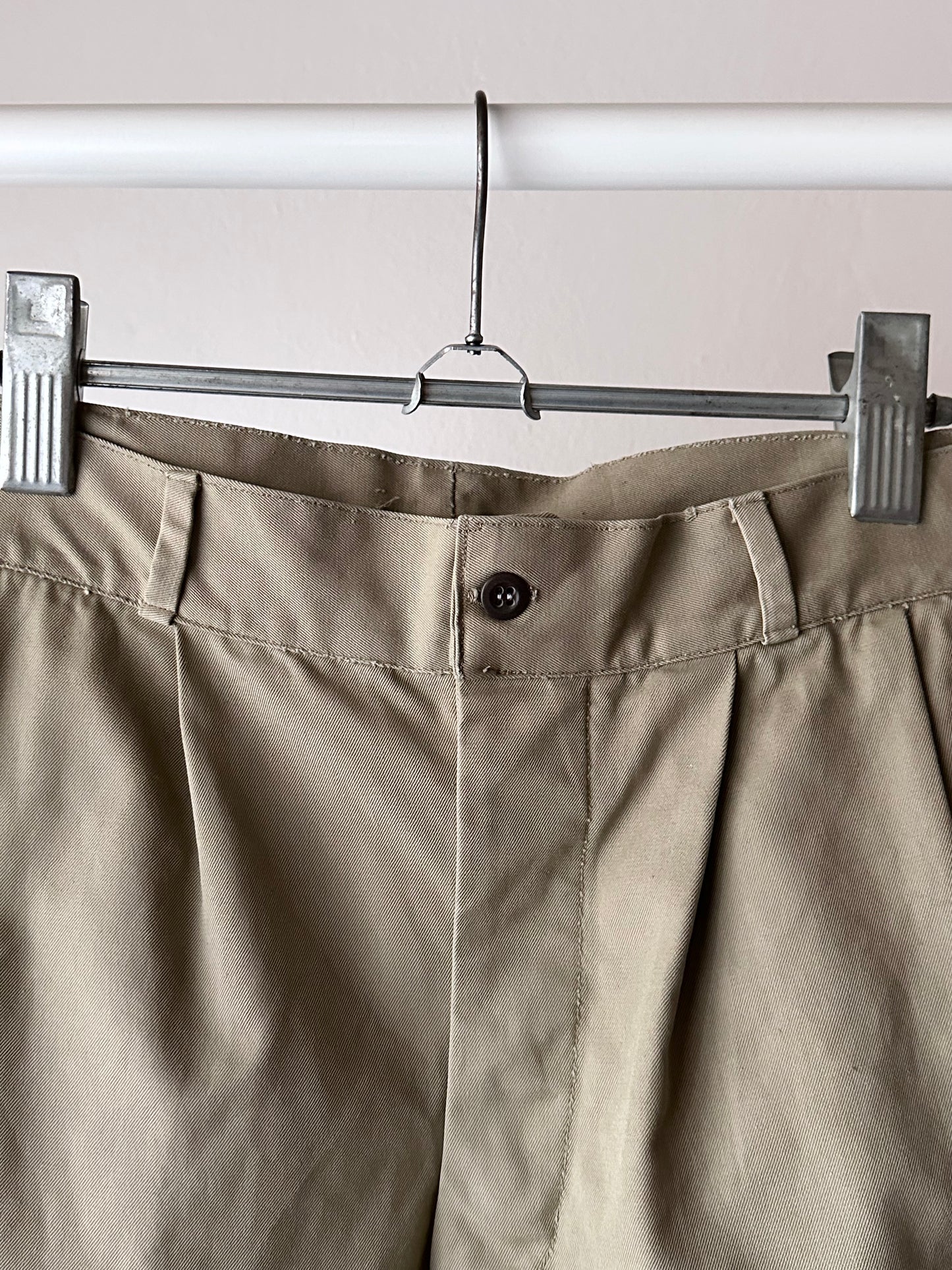 vintage cotton chino shorts