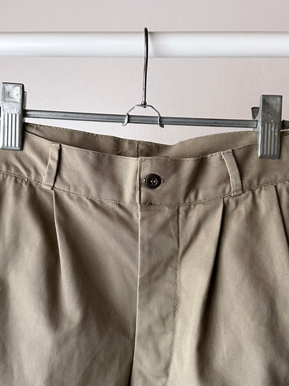 vintage cotton chino shorts