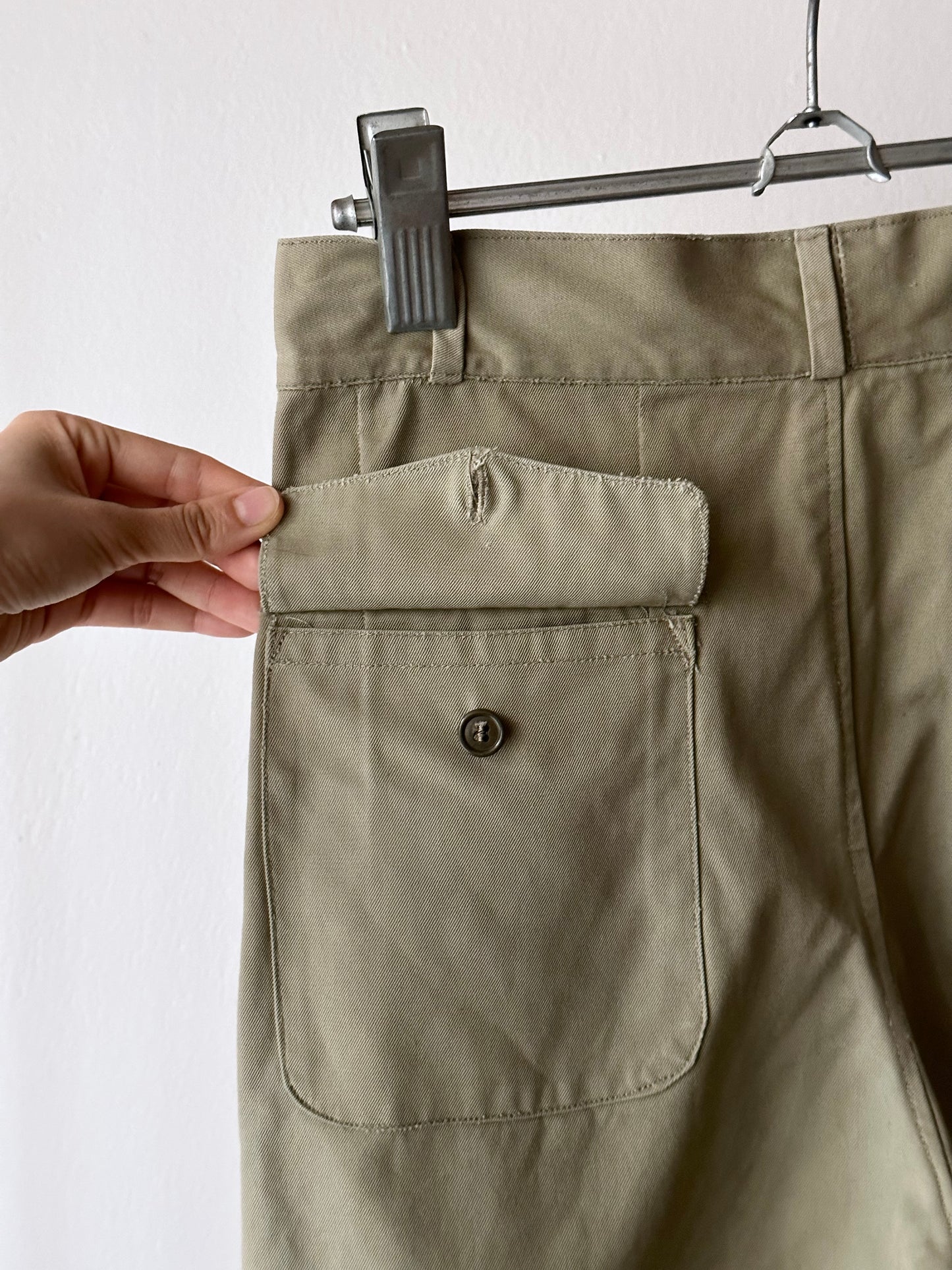 vintage cotton chino shorts