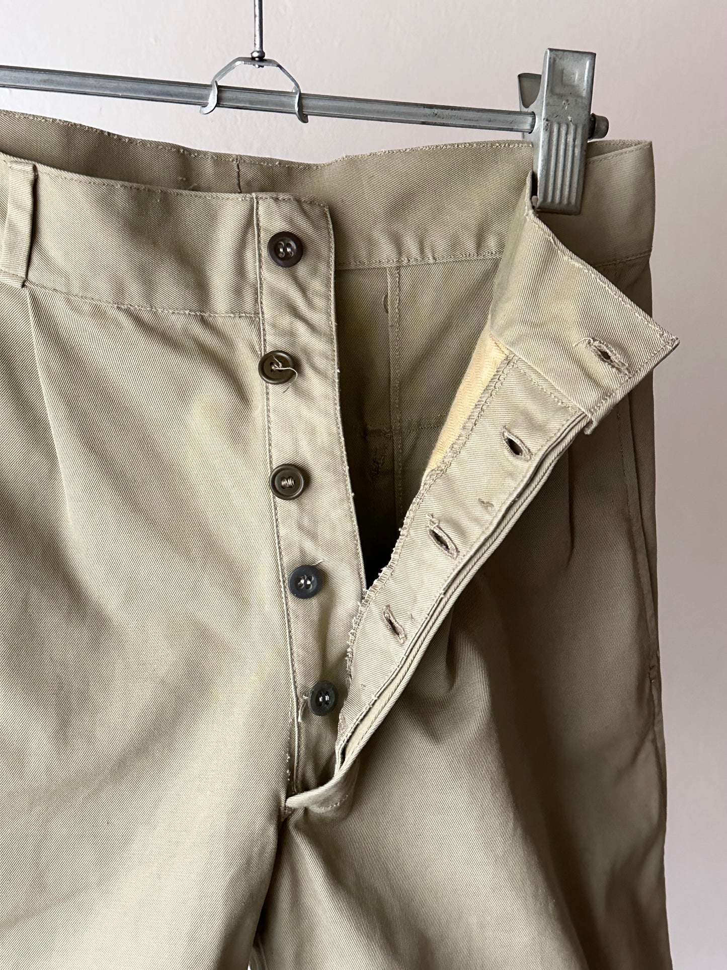 vintage cotton chino shorts