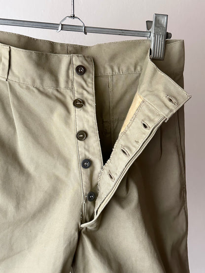 vintage cotton chino shorts