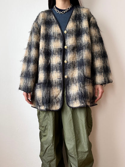 mohair wool cardigan