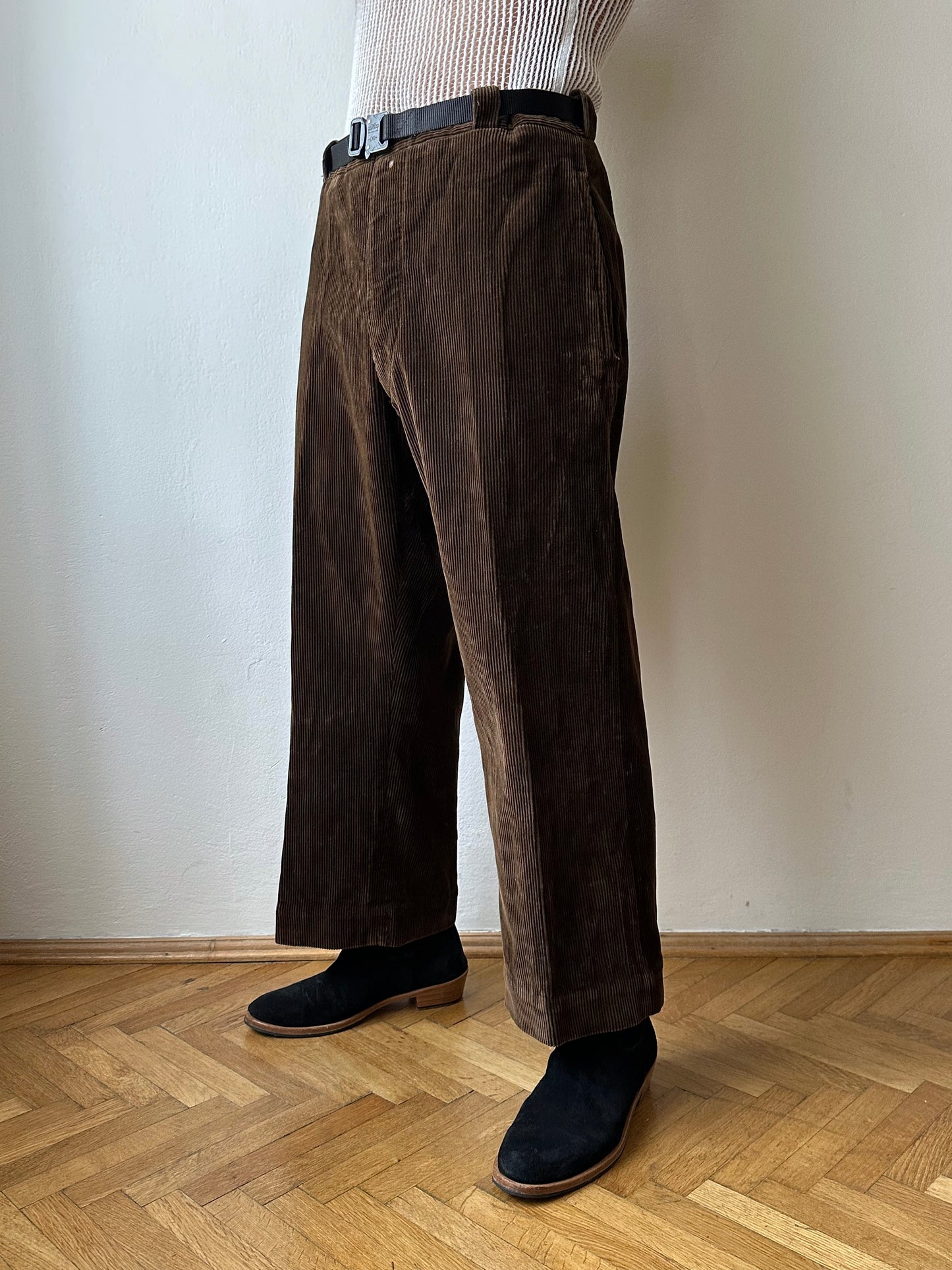 ~1940s French corduroy work trousers - w34