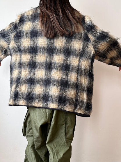 mohair wool cardigan