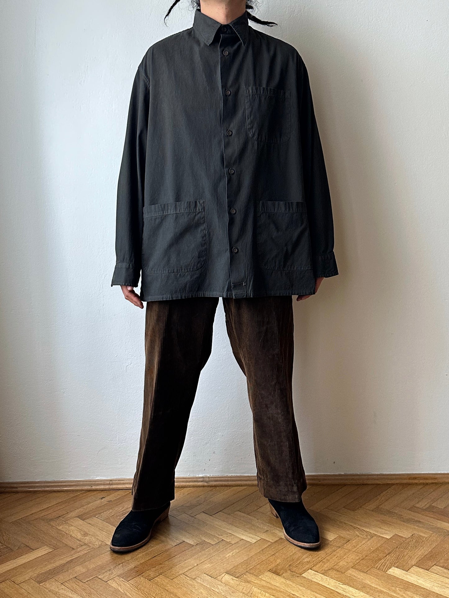 ~1940s French corduroy work trousers - w34