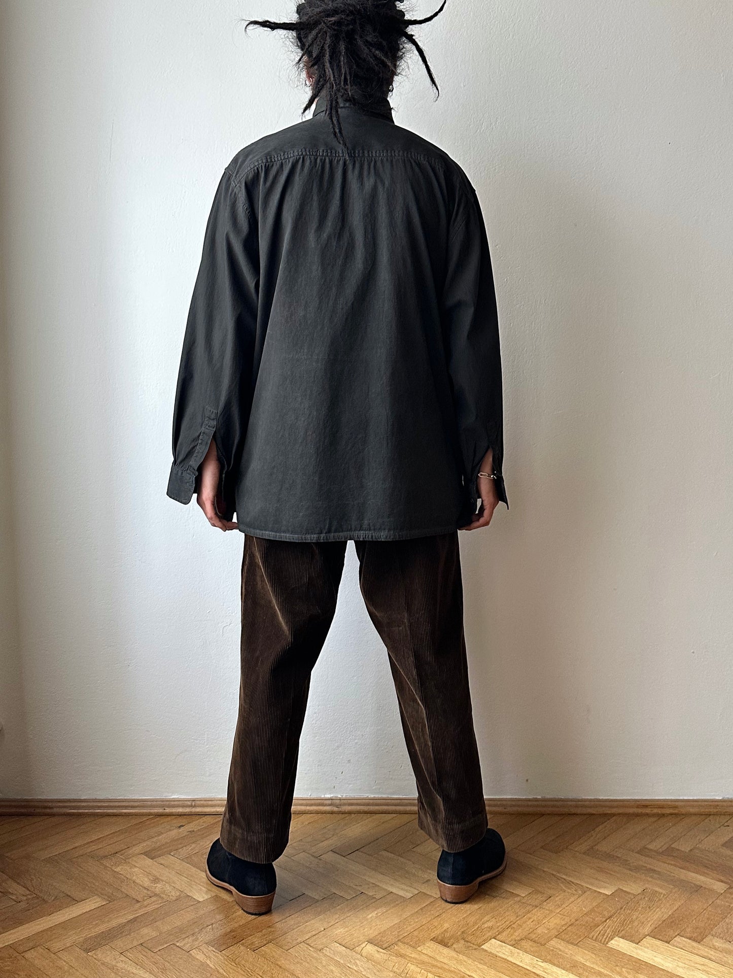 SS'95 C.P. COMPANY 90s 90年代 95年 1990's Massimo osti マッシモオスティ Stone Island ストーンアイランド イタリア製 Made in Italy Cotton shirt コットン シャツ Toto Praha Vintage clothing shop Antique shop 古着屋 プラハ Showroom appointment Prague ユーロ古着 ヨーロッパ古着 古着卸 ヴィンテージ