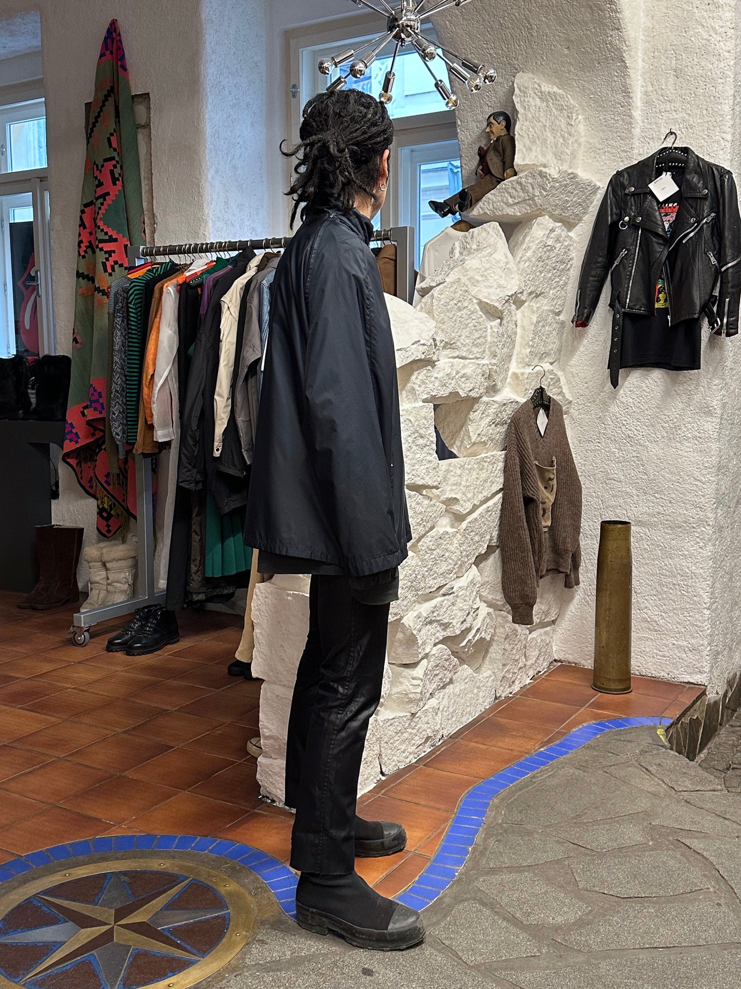 Hugo Boss Golf Vintage ヴィンテージ Y2k 2000's 2000年代 Toto Praha Prague Vintage clothing store 古着屋 古着 ユーロ古着 ヨーロッパ古着 プラハ テック modern モダン Nylon Jacket ナイロン 