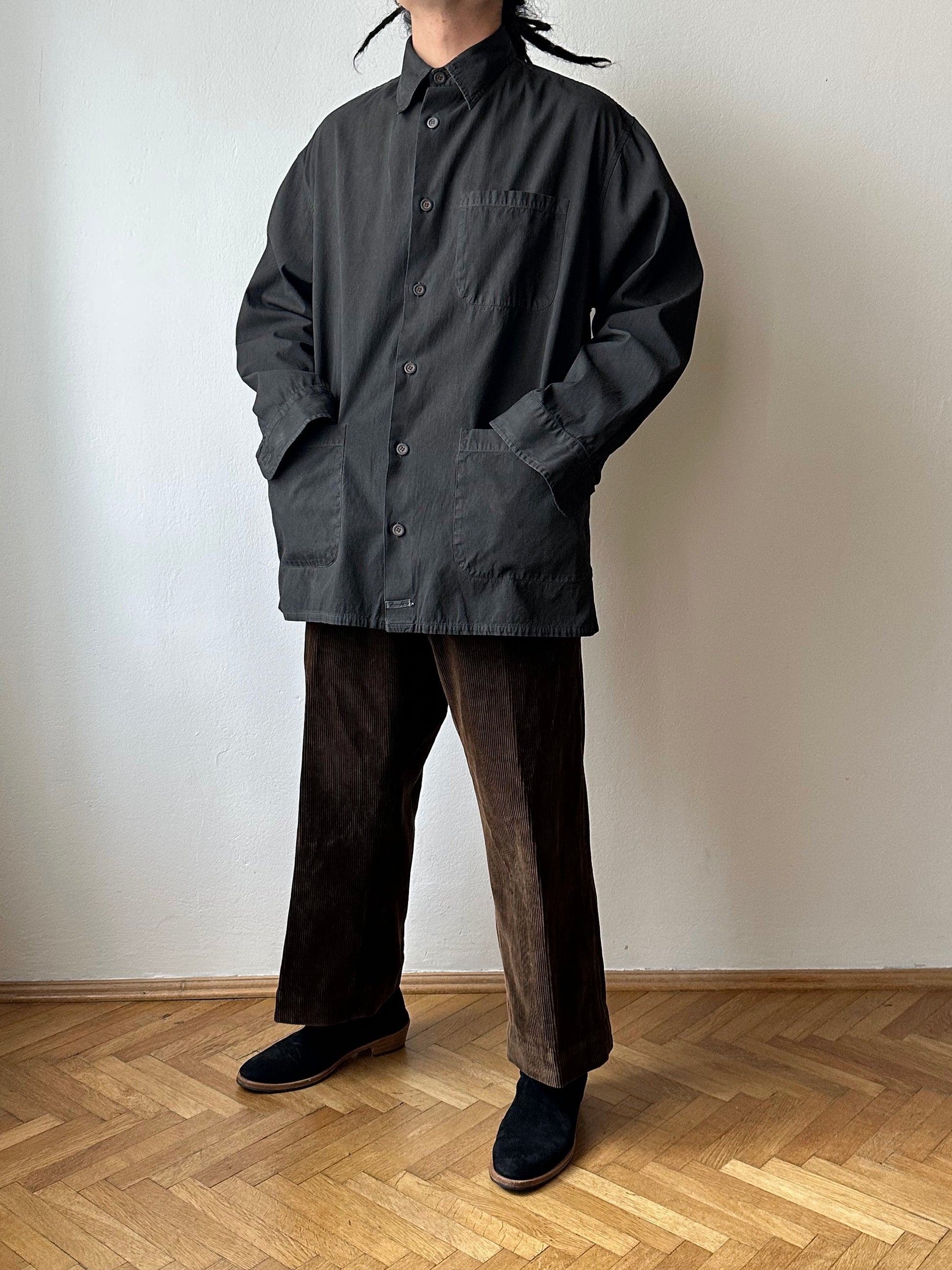 SS'95 C.P. COMPANY 90s 90年代 95年 1990's Massimo osti マッシモオスティ Stone Island ストーンアイランド イタリア製 Made in Italy Cotton shirt コットン シャツ Toto Praha Vintage clothing shop Antique shop 古着屋 プラハ Showroom appointment Prague ユーロ古着 ヨーロッパ古着 古着卸 ヴィンテージ