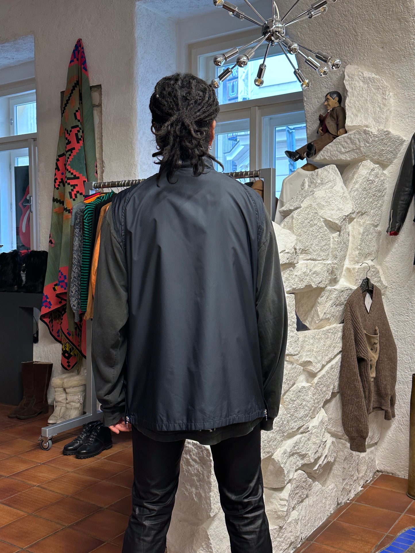 Hugo Boss Golf Vintage ヴィンテージ Y2k 2000's 2000年代 Toto Praha Prague Vintage clothing store 古着屋 古着 ユーロ古着 ヨーロッパ古着 プラハ テック modern モダン Nylon Jacket ナイロン 