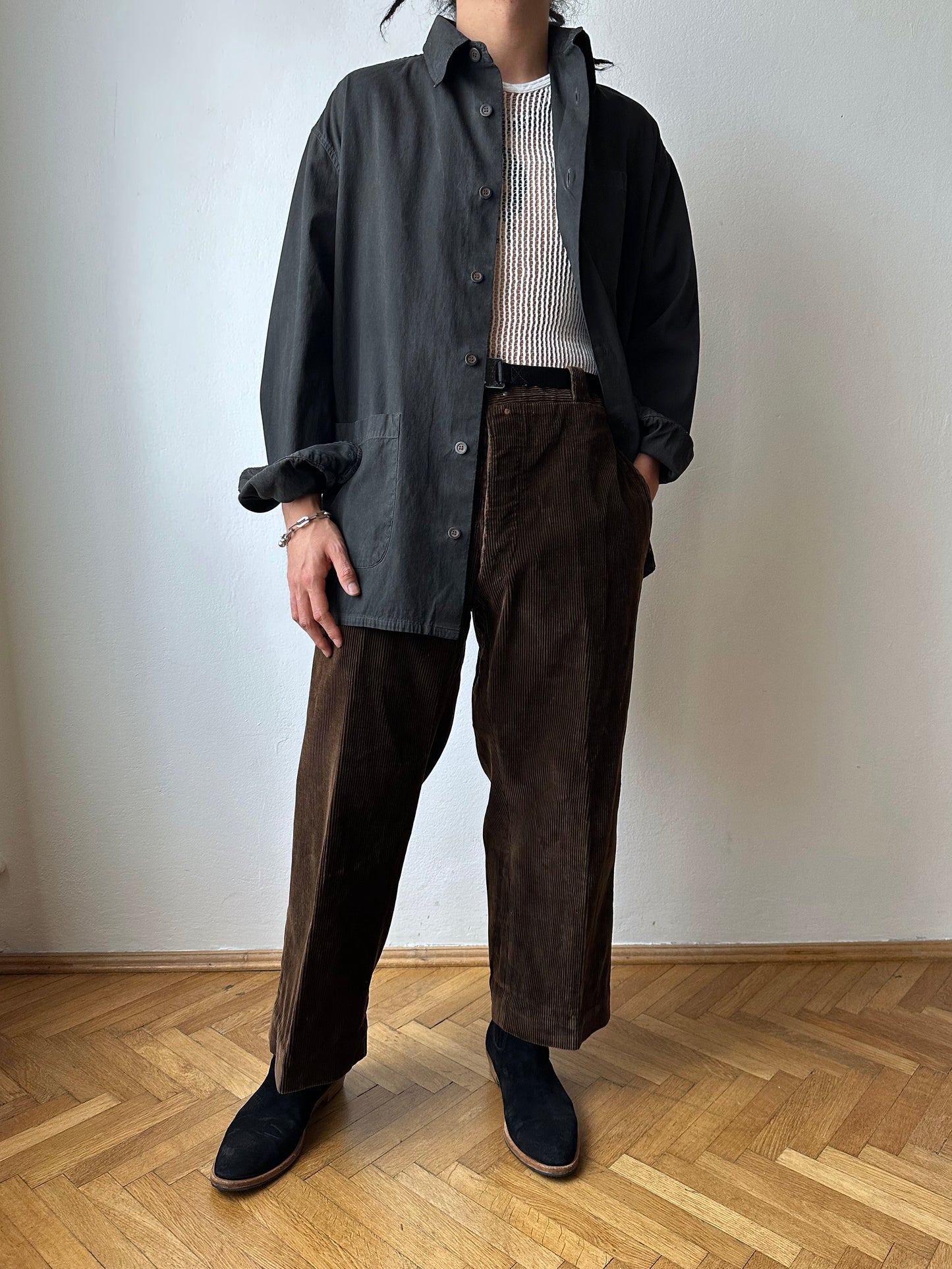 SS'95 C.P. COMPANY 90s 90年代 95年 1990's Massimo osti マッシモオスティ Stone Island ストーンアイランド イタリア製 Made in Italy Cotton shirt コットン シャツ Toto Praha Vintage clothing shop Antique shop 古着屋 プラハ Showroom appointment Prague ユーロ古着 ヨーロッパ古着 古着卸 ヴィンテージ