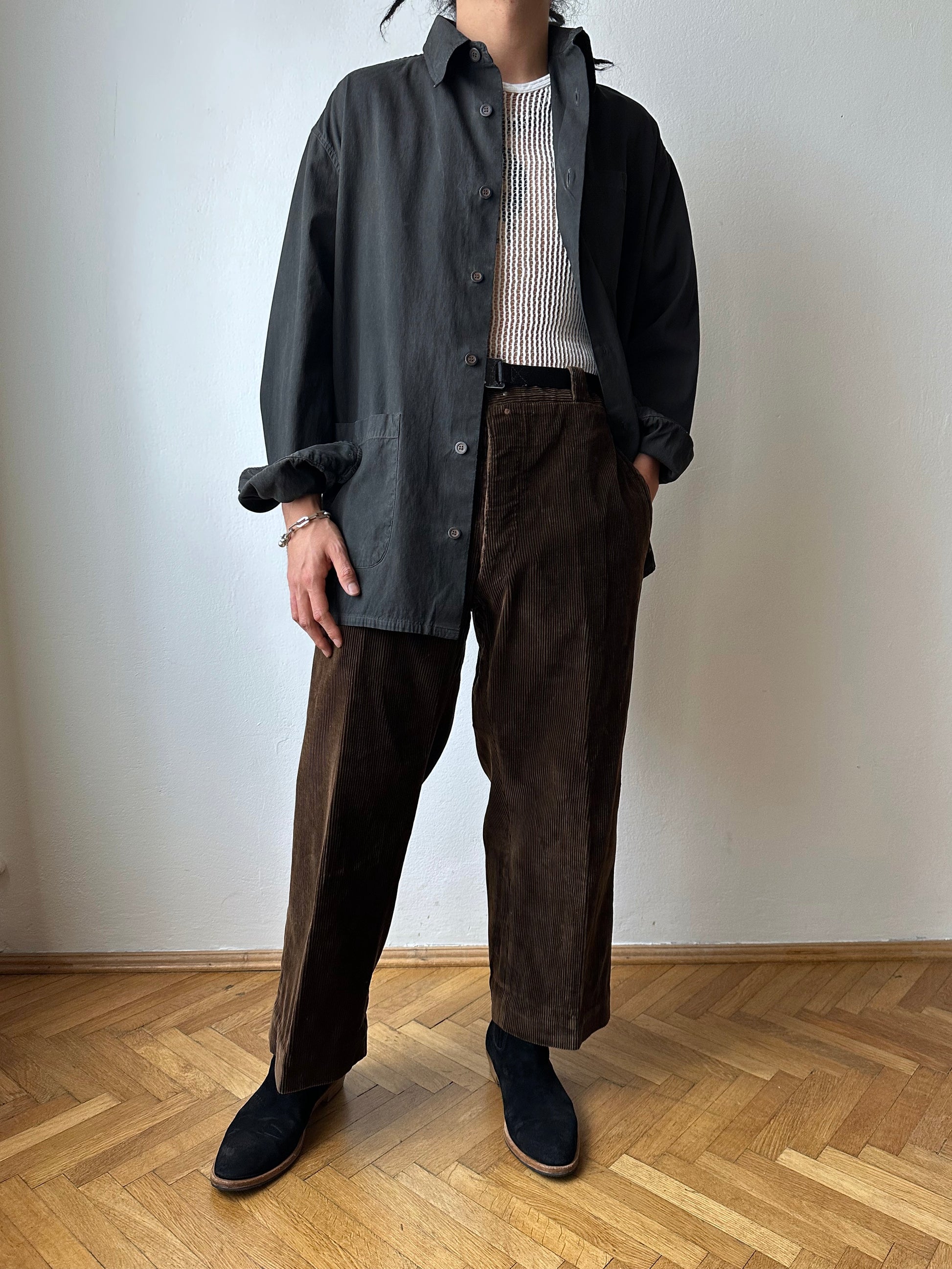 SS'95 C.P. COMPANY 90s 90年代 95年 1990's Massimo osti マッシモオスティ Stone Island ストーンアイランド イタリア製 Made in Italy Cotton shirt コットン シャツ Toto Praha Vintage clothing shop Antique shop 古着屋 プラハ Showroom appointment Prague ユーロ古着 ヨーロッパ古着 古着卸 ヴィンテージ