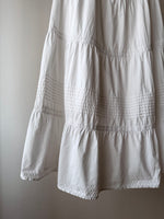 cotton tiered skirt