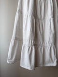 cotton tiered skirt