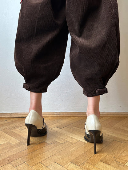 1950s French corduroy jodhpurs - w27
