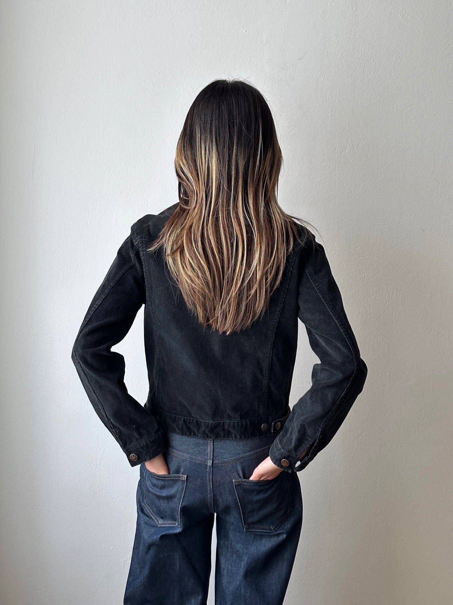 Black corduroy jacket