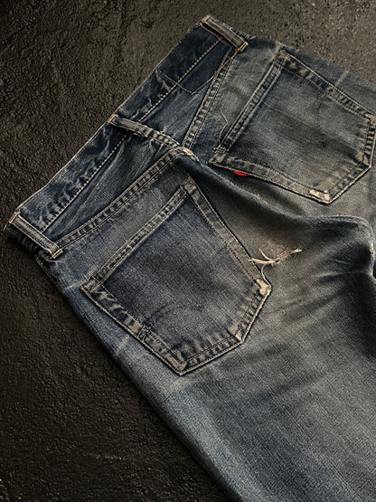 505 Big E 耳つき 60's 60年代 Levi's リーバイス 551ZXX ダブルエックス  過渡期 67年 68年 Vintage Jeans Denim Toto Praha Vintage clothing shop Antique shop 古着屋 プラハ Showroom appointment Prague ユーロ古着 ヨーロッパ古着 古着卸 ヴィンテージ