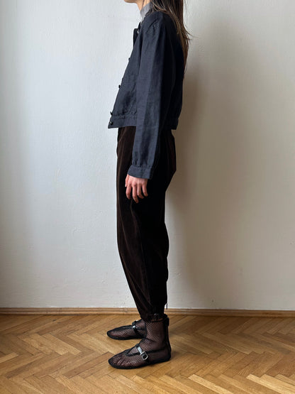 1950s French corduroy jodhpurs - w27