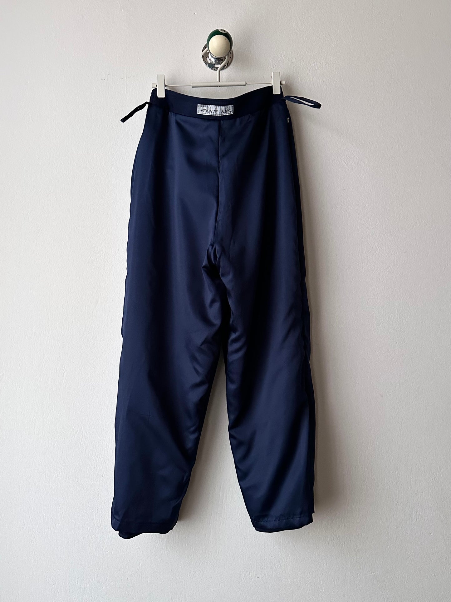 Brigitte Naux suede sweatpants