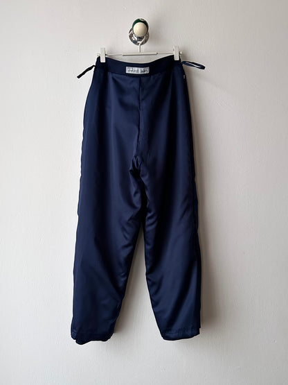Brigitte Naux suede sweatpants