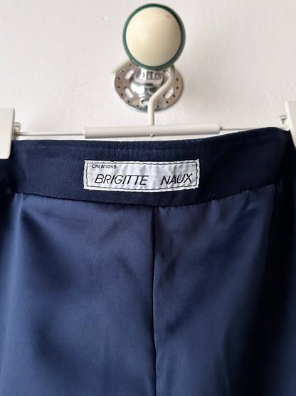 Brigitte Naux suede sweatpants