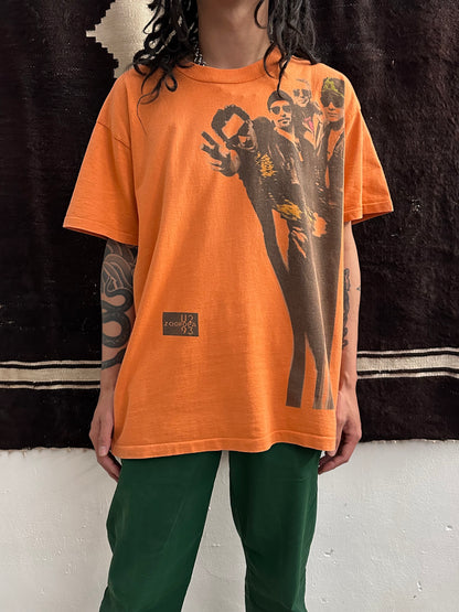 90's 1993 U2 Zooropa Band T-shirt バンド Tシャツ Tee 90年代 シングルステッチ Toto Praha Vintage clothing store Antique shop Prague 古着屋 アンティークショップ プラハ ユーロ古着  ヨーロッパ古着 古着卸 