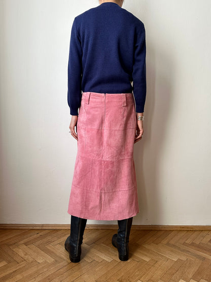 vintage zip-up knit cardigan with pockets