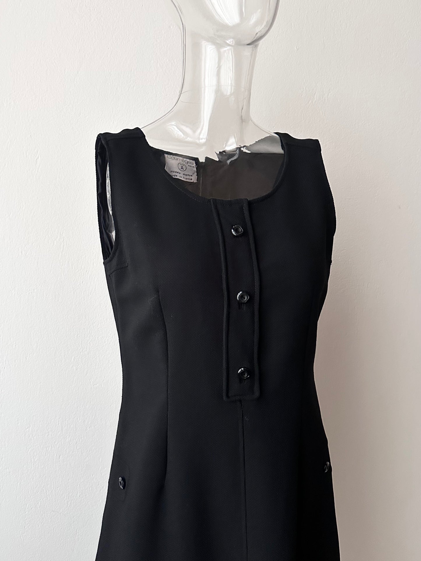 70s Courrèges wool dress