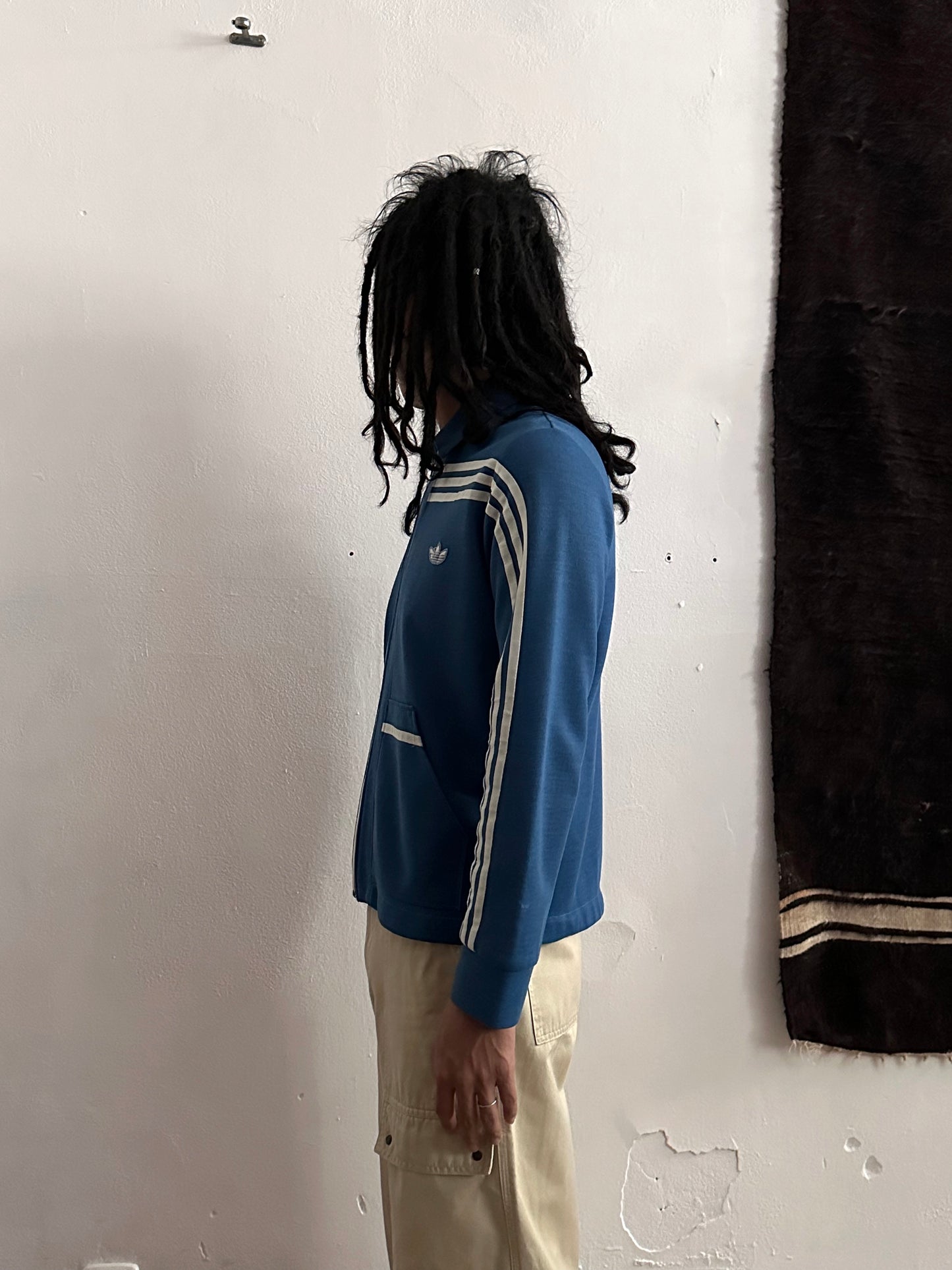 1970's adidas west germany club jersey jacket ガイコツ ジャージー Toto Praha Vintage clothing store Antique shop Prague プラハ 古着屋 古着 アンティークショップ ユーロ古着 アディダス ヨーロッパ古着 西ドイツ製