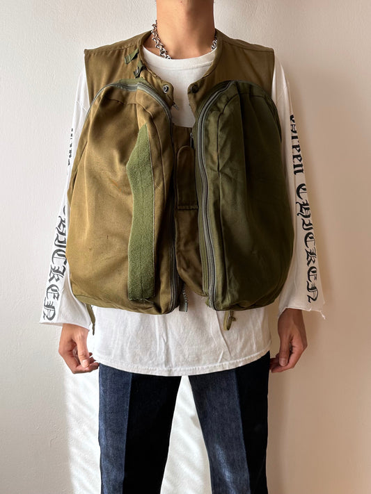 90s uk military afv crew vest