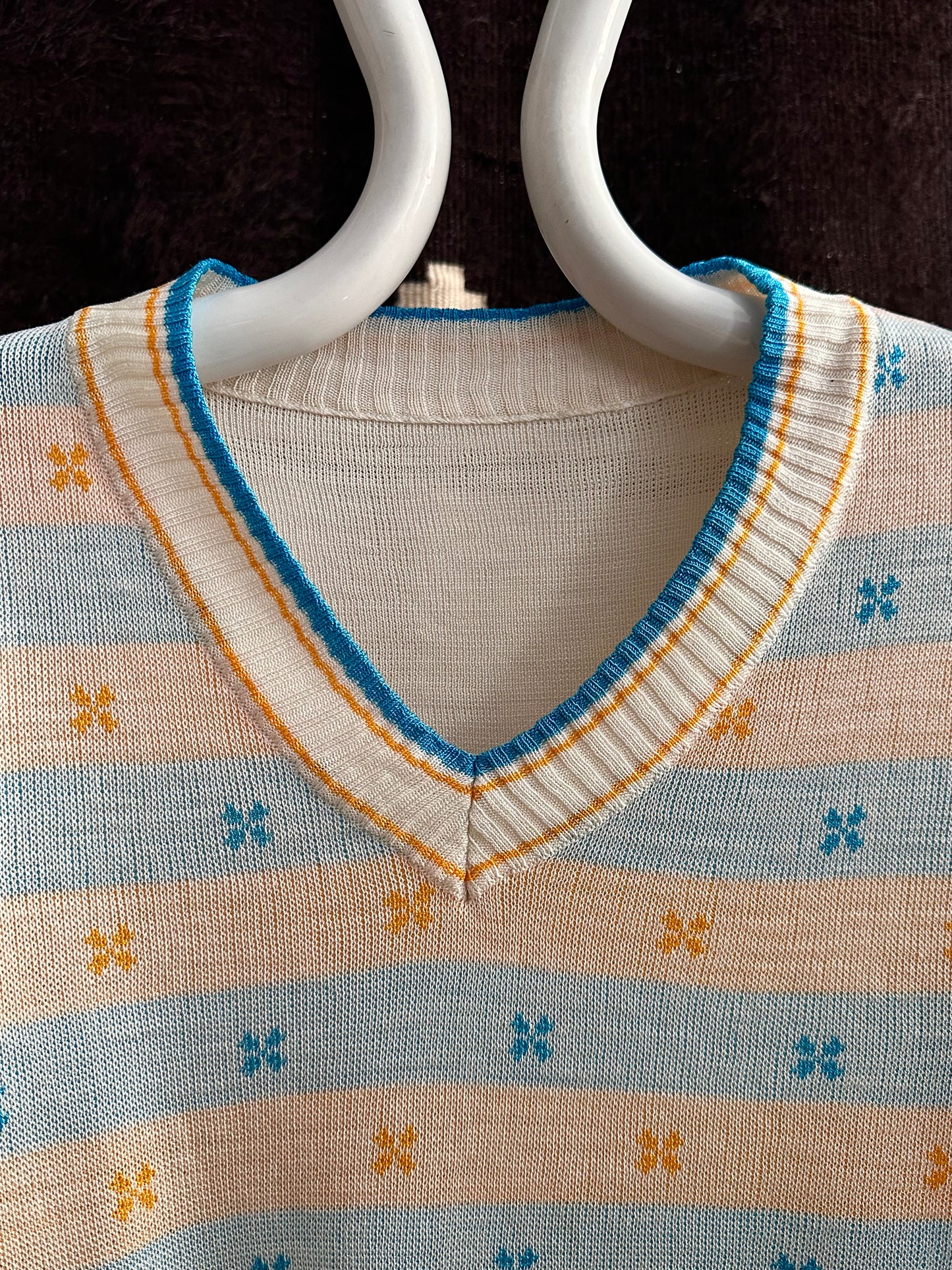 bee jacquard summer knit