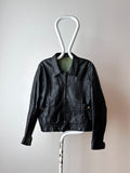 70's Leather jacket Black 1970’s Vintage Toto Praha Prague Vintage store Europe 古着屋 古着 プラハ 古着卸 ユーロ古着 ヨーロッパ古着 レザージャケット ライダース シングル 黒