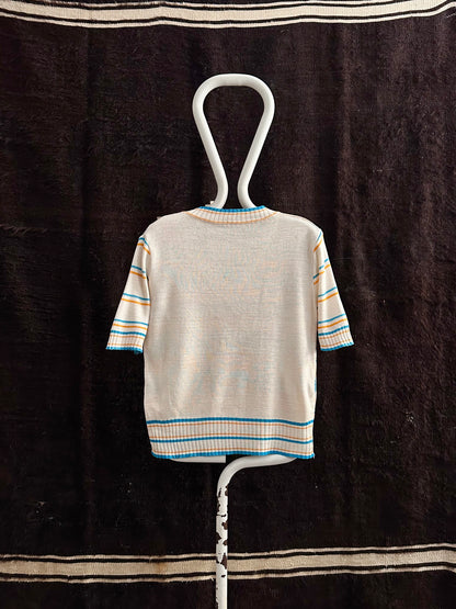 bee jacquard summer knit