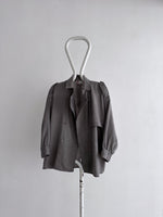 80s French gray shirt