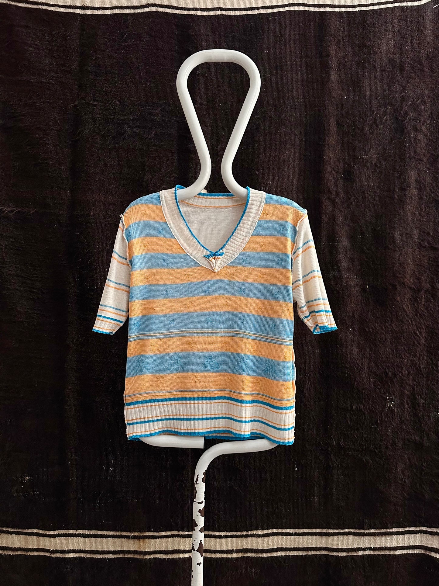 bee jacquard summer knit