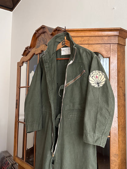 60s French air force jumpsuit