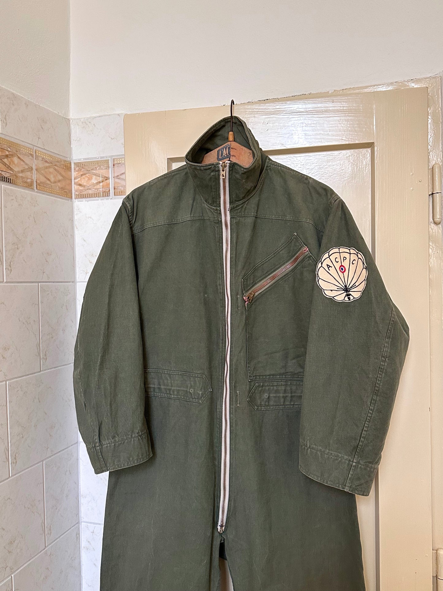 60s French air force jumpsuit