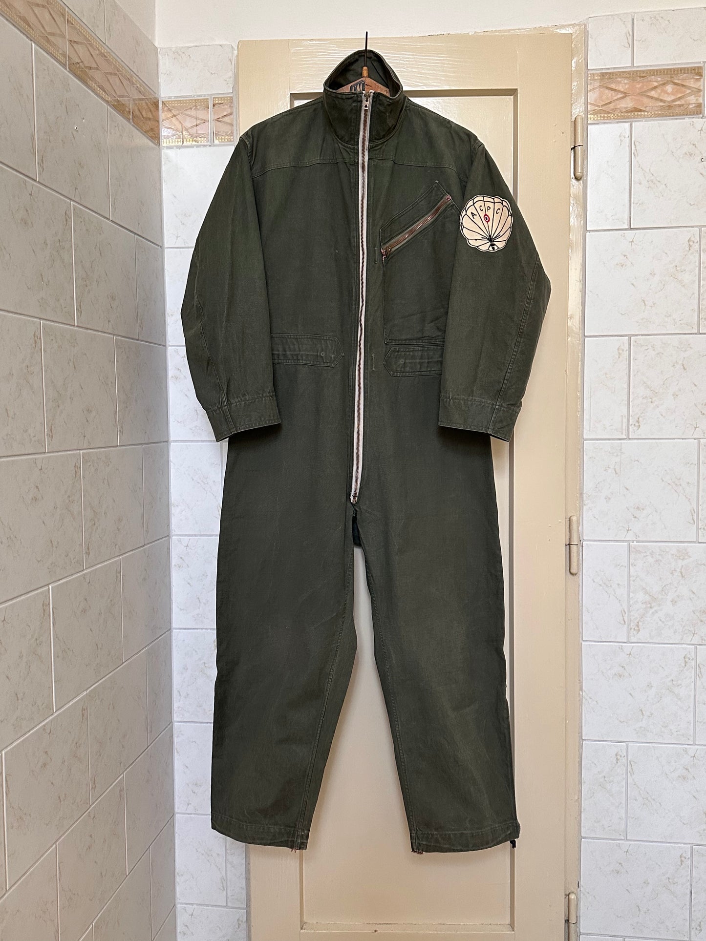 60s French air force jumpsuit
