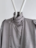 80s French gray shirt