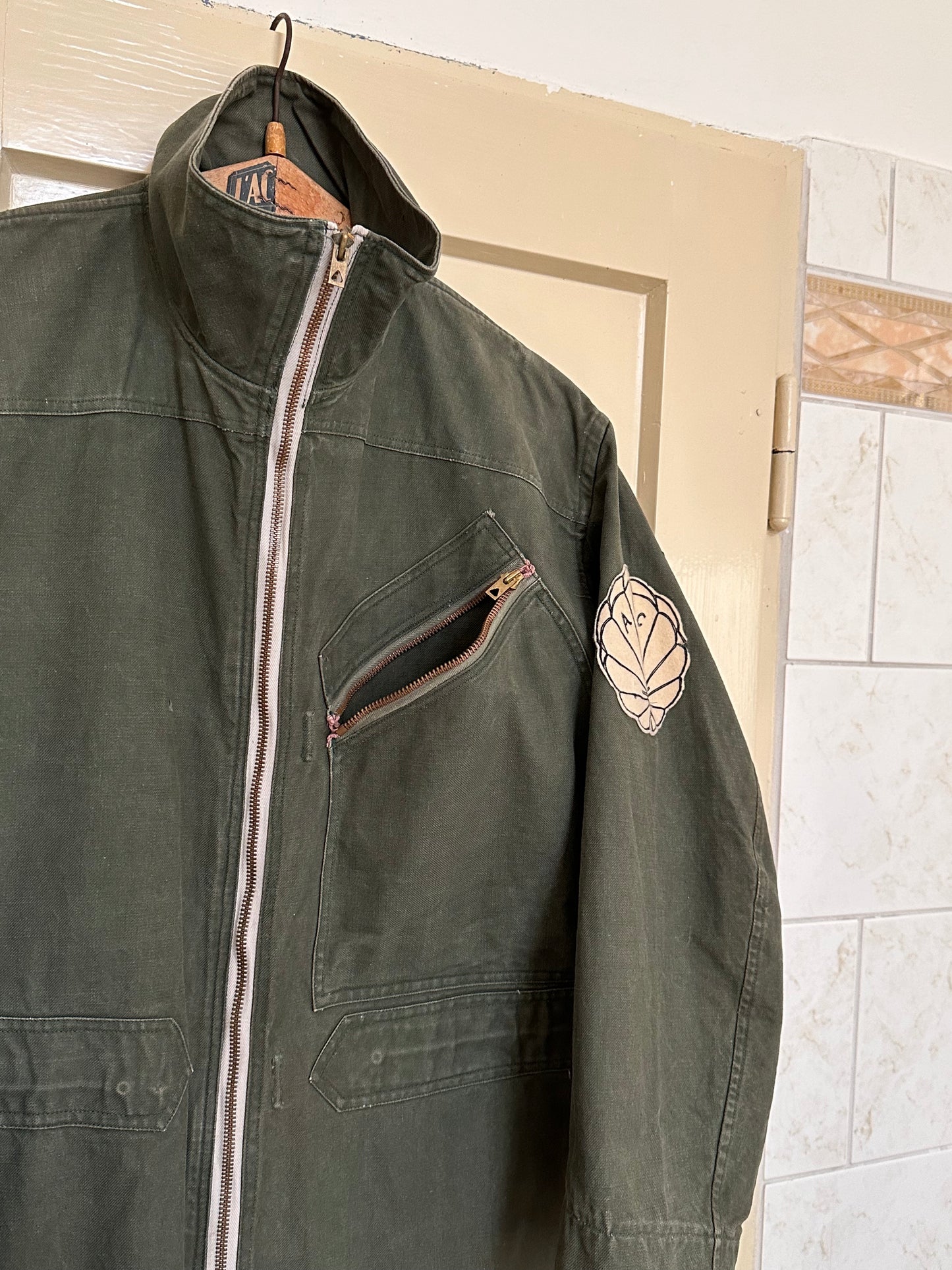 60s French air force jumpsuit