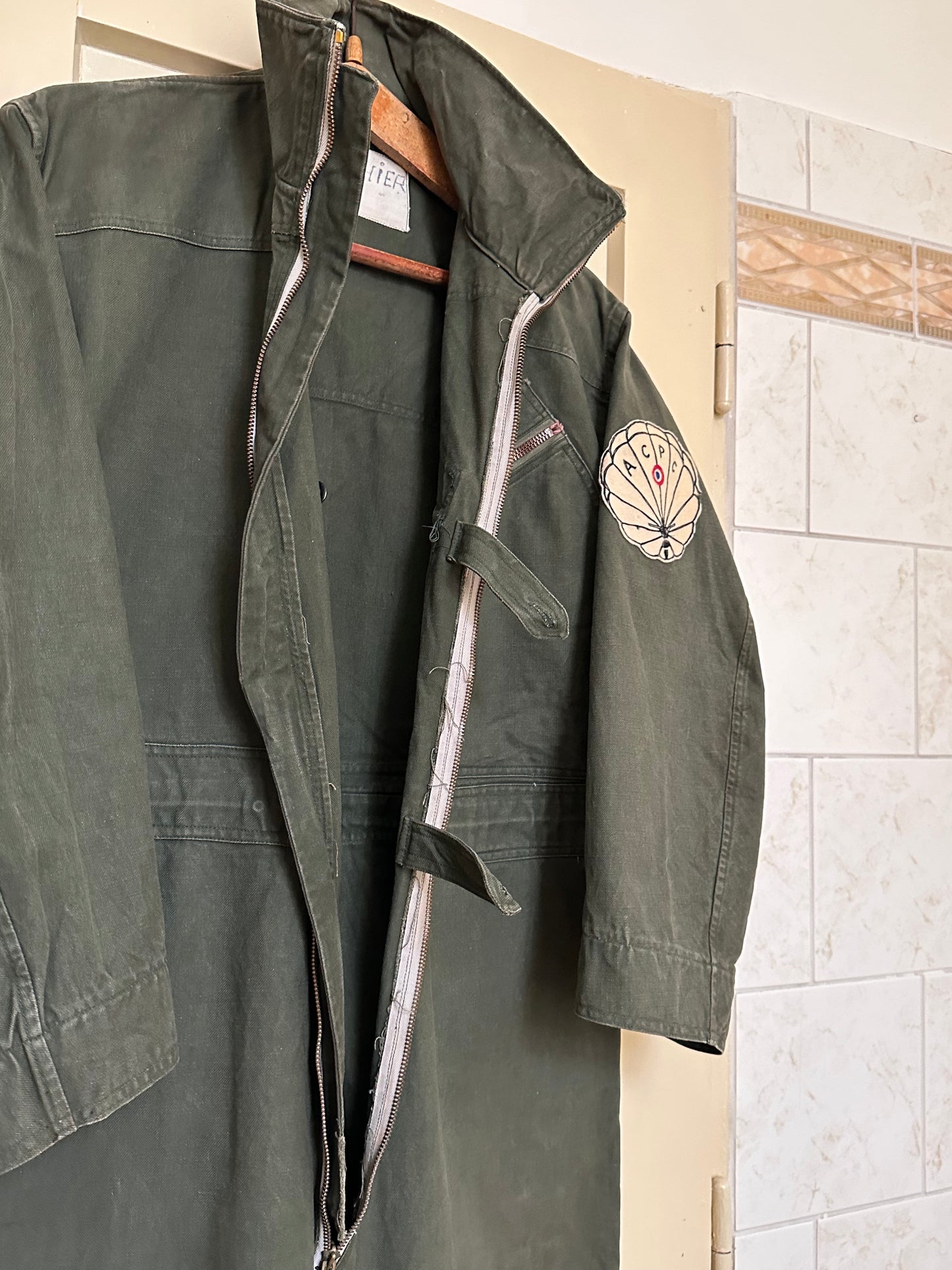 60s French air force jumpsuit