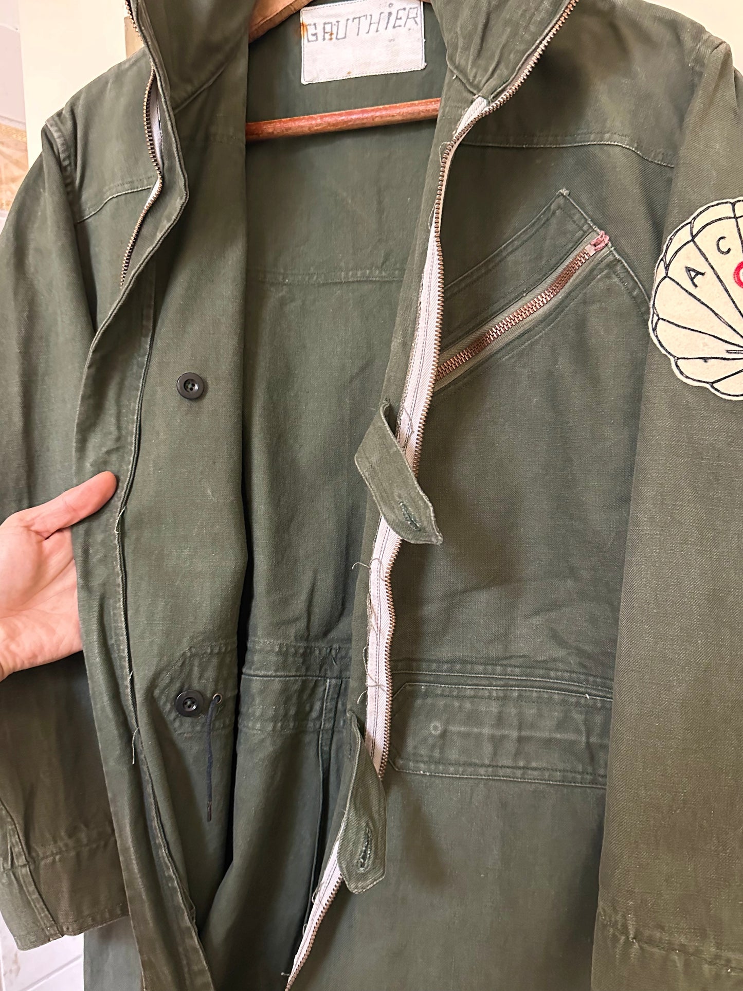 60s French air force jumpsuit