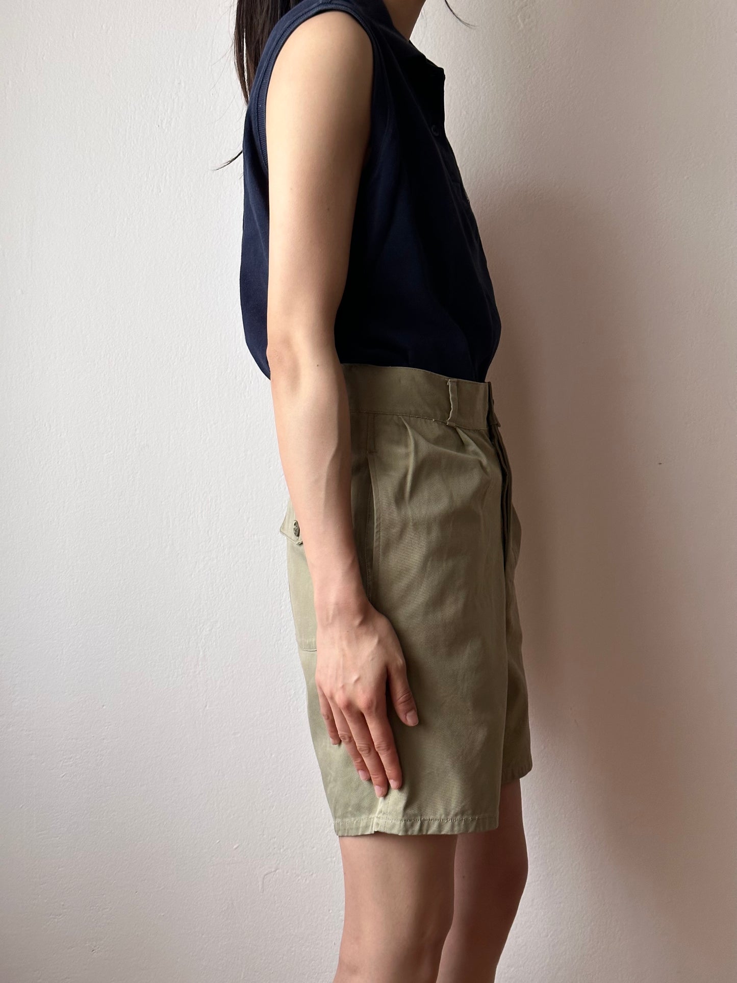 vintage cotton chino shorts