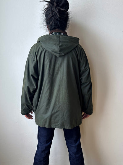 1990s British waxed cotton jacket