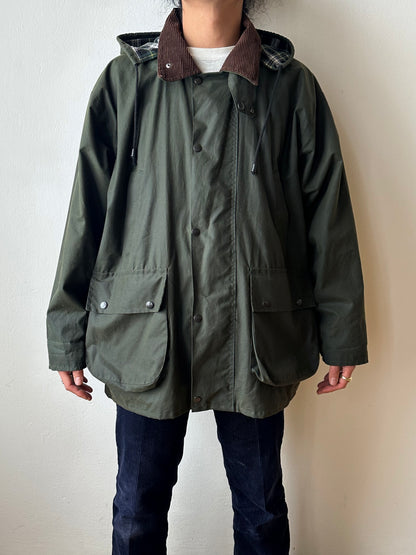 1990s British waxed cotton jacket