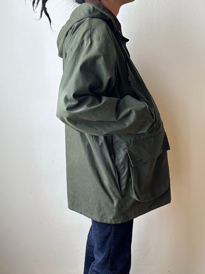 1990s British waxed cotton jacket